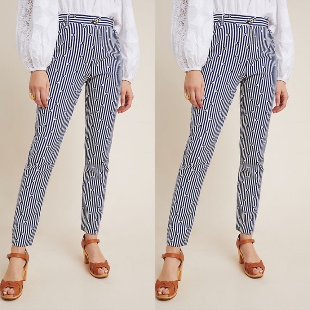 Anthropologie The Essential Slim Trousers